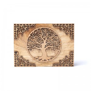 Κουτί Ταρώ Δέντρο της Ζωής Ξύλο Μάνγκο
